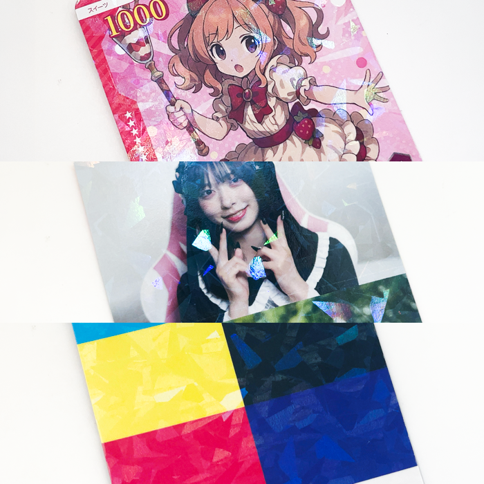 ホログラム例　クラックドアイス