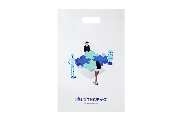 オリジナルポリ袋・ホワイト