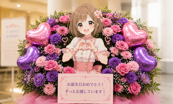 フチなしフラスタパネル