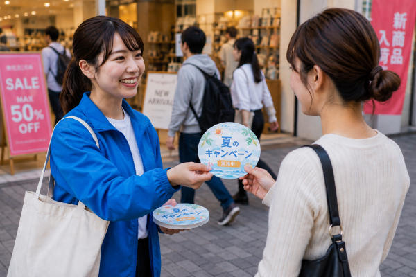 街頭・店内配布
