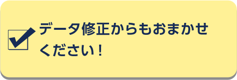 データ修正からもおまかせください！