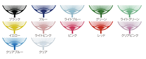 ポリうちわレギュラー／カラー骨について