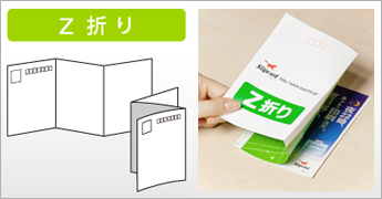 圧着はがきZ折り