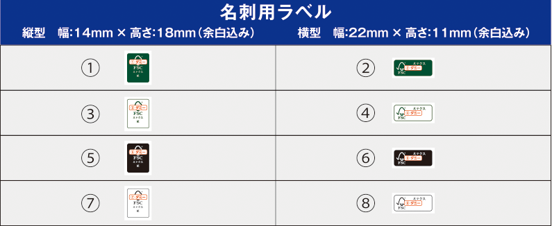 FSC®森林認証マークの種類