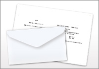 挨拶状・案内状セット(カード+洋2封筒)